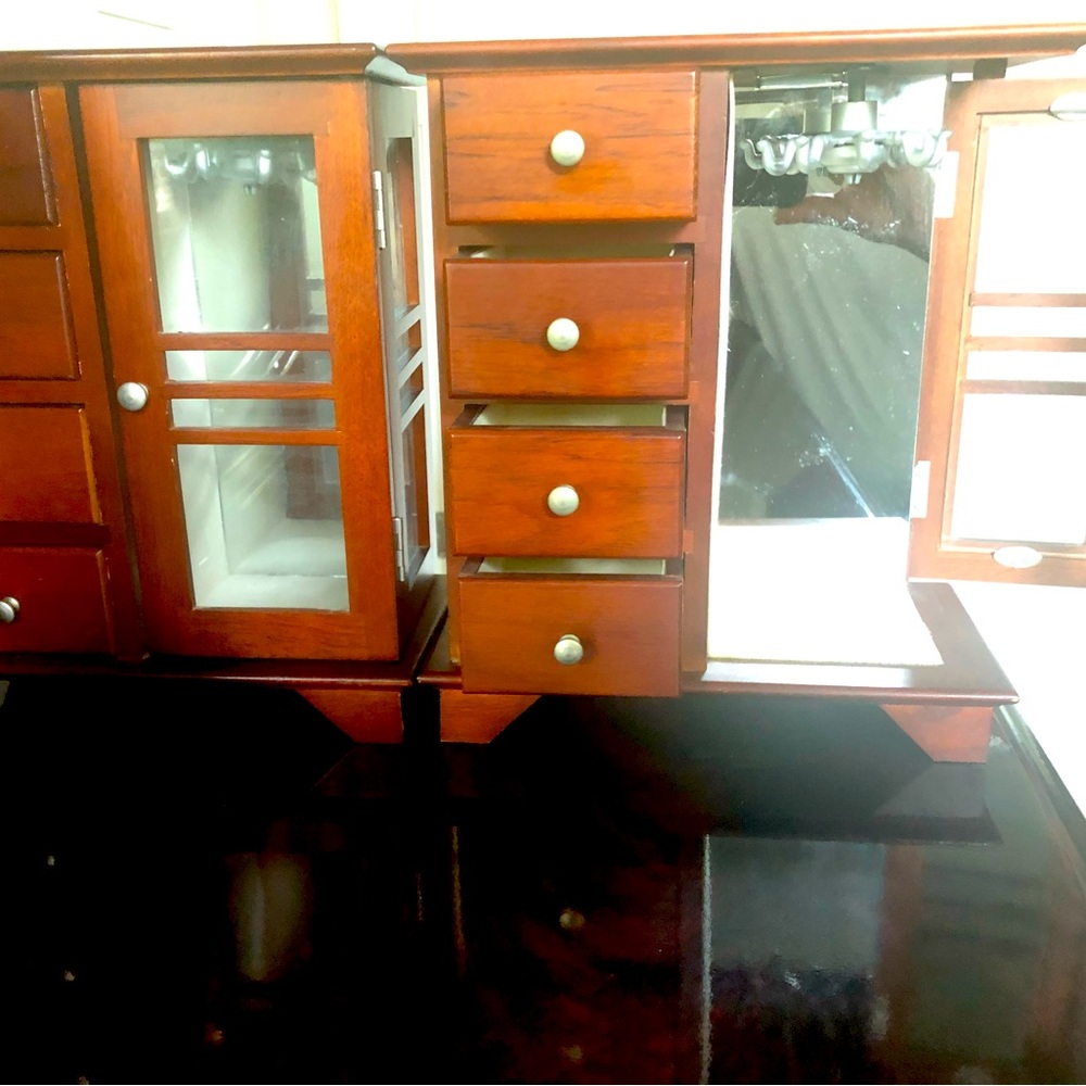 Wooden jewelry boxes